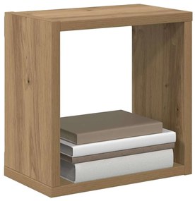 vidaXL Ράφια Τοίχου με ράφι 2 pcs artisan δρυς 26 x 15 x 26 cm
