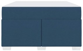 vidaXL Σκελετός Κρεβατιού Μπλε 120 x 190 cm ύφασμα