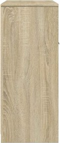 vidaXL Ντουλάπι Μπάνιου Sonoma Δρυς 60 x 33 x 80 εκ. από Επεξ. Ξύλο