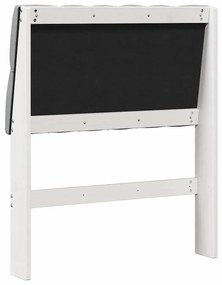 vidaXL Ταπετσαρισμένο κεφαλάρι Ανοιχτό γκρι 80 cm Στερεά ξυλεία πεύκου