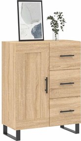 vidaXL Ντουλάπι Sonoma Δρυς 69,5 x 34 x 90 εκ. από Επεξεργασμένο Ξύλο