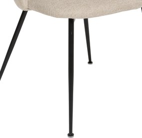 Καρέκλα Τραπεζαρίας (49x53x81) A-S Raven Beige 207301A