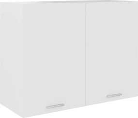 vidaXL Κρεμαστό Ντουλάπι "Lyon" Λευκό 80x31x60 εκ. από Τεχνητό Ξύλο
