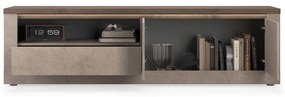 Έπιπλο Τηλεόρασης Ανθρακί Οξειδωμένο 121x43x57