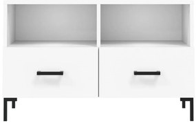vidaXL Έπιπλο Τηλεόρασης Λευκό 80 x 36 x 50 εκ. από Επεξεργασμένο Ξύλο