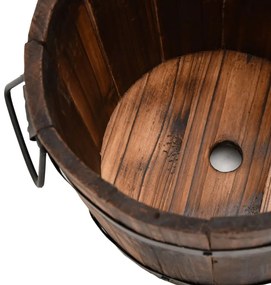 vidaXL Ζαρντινιέρα Σετ 3 Τεμαχίων από Μασίφ Ξύλο Ελάτης