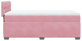 ΚΡΕΒΑΤΙ BOXSPRING ΜΕ ΣΤΡΩΜΑ ΡΟΖ 100X200 ΕΚ. ΒΕΛΟΥΔΙΝΟ 3286245