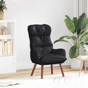 vidaXL Χαλαρωτική Πολυθρόνα Μαύρο 69 x 74 x 93 εκ. Τεχνητό δέρμα