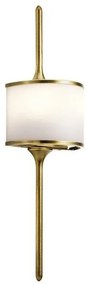 Απλίκα Φωτιστικό Μπάνιου 2xG9 IP44 56cm Mona Elstead Lighting-KL-MONA-S-NBR-Ορείχαλκος KL-MONA-S-NBR