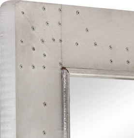 vidaXL Καθρέφτης Aviator 110x50 εκ. Μεταλλικός