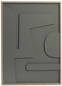 ΠΙΝΑΚΑΣ ΣΕ 3D ΚΑΜΒΑ ΓΚΡΙ PVC/MDF 70Χ50ΕΚ - ESPIEL - FAL109