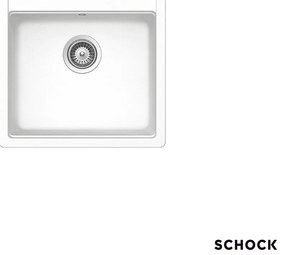 Νεροχύτης Κουζίνας Γρανίτη Manhattan 49x51 Schock Cristalite Super White Granite  30050-1301