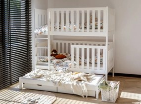 EMILKA 80x180 white bunk bed Lano Furniture