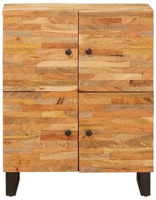 vidaXL Βοηθητικό ντουλάπι Καφέ 60 x 33 x 75 cm Στερεό ξύλο μάνγκο