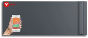 Radialight Klima WiFi 2000 Watt Ανθρακί - Ψηφιακός Θερμοπομπός Διπλής Λειτουργίας