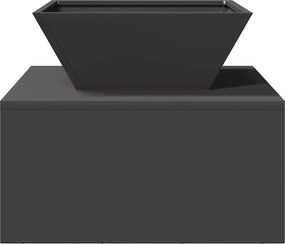 vidaXL Φωτιά Μαύρο 50 x 50 x 40 cm Ατσάλι