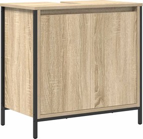 vidaXL Ντουλάπι Νιπτήρα Μπάνιου Sonoma Δρυς 60x34,5x60 εκ.