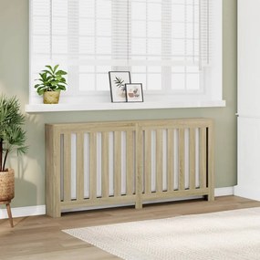 vidaXL Κάλυμμα Καλοριφέρ Sonoma Δρυς 175x20x82 εκ. Επεξεργασμένο Ξύλο