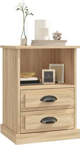 vidaXL Κομοδίνο Sonoma Δρυς 43x36x60 εκ.