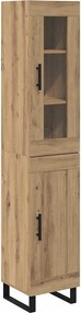vidaXL Highboard Artisan Oak 34,5 x 34 x 180 εκ. Επεξεργασμένο ξύλο