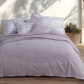 Κουβέρτα Nantia Mauve Nef-Nef Homeware Υπέρδιπλo 230x250cm 100% Βαμβάκι
