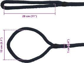 vidaXL Σχοινί Boat 10 mm 15 m Βασιλικό Μπλε Πολυεστέρας