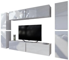 Σύνθεση σαλονιού Sarlot-Λευκό