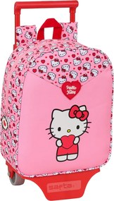 Σχολική Τσάντα Hello Kitty Ροζ 22 x 27 x 10 cm