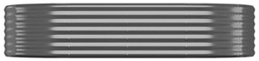vidaXL Ζαρντινιέρα Ανθρακί 175x100x36εκ Γαλβανισμένος χάλυβας