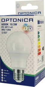 OPTONICA LED λάμπα A60 1354, 10.5W, 6000K, E27, 1055lm