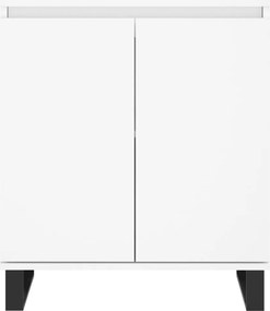vidaXL Συρταριέρα Λευκή 60 x 35 x 70 εκ. από Επεξεργασμένο Ξύλο