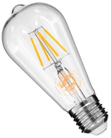 Λαμπτήρας Led Filament 99015 ST64 E27 4W 440lm Dimmable Clear GloboStar 4W