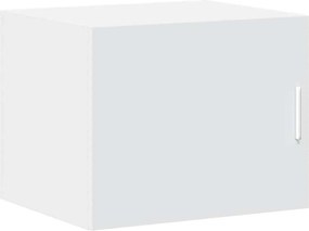 vidaXL Ντουλάπι Αποθήκευσης Στενό Λευκό 50x42,5x225 εκ. Επεξεργ. Ξύλο