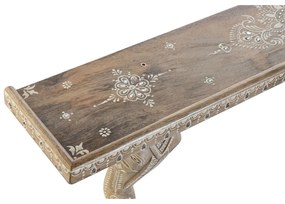 Ράφια DKD Home Decor Λευκό Φυσικό Ξύλο από Μάνγκο 78 x 15 x 28 cm