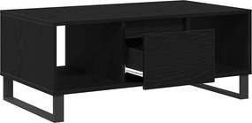 vidaXL Τραπεζάκι σαλονιού Μαύρη Οξυά 90 x 50 x 36.5 εκ