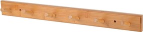 Κρεμάστρα Τοίχου 6 Θέσεων (59x6x7) Estia Bamboo 02-18320