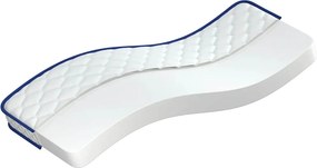 vidaXL Στρώμα με Αφρό Μνήμης Λευκό 70x200x17 εκ. μαλακό