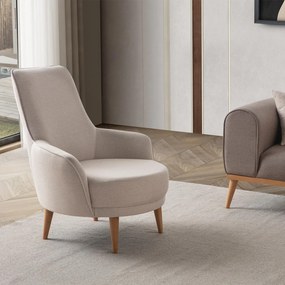 Stewehome Δίχρωμο Σετ Καναπέδων 3+3+1+1 Καφέ 224x90x76 cm