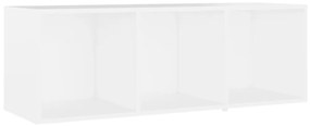 vidaXL Έπιπλα Τηλεόρασης 2 τεμ. Λευκά 107 x 35 x 37 εκ. Μοριοσανίδα