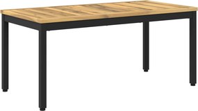 vidaXL Τραπεζάκι σαλονιού Λευκό και Μαύρο 50 x 100,5 x 45 εκ.