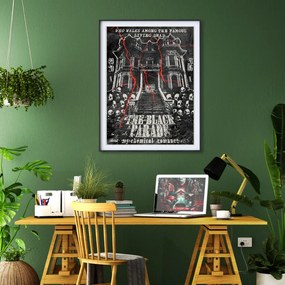 Πόστερ &amp; Κάδρο My Chemical Romance MS035 30x40cm Μαύρο Ξύλινο Κάδρο (με πόστερ)