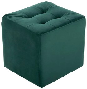 Σκαμπό Punk HM264.13 37x37x39cm Βελούδινο Green Velvet