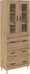 vidaXL Highboard Artisan Oak 69,5 x 34 x 90 εκ. Επεξεργασμένο Ξύλο