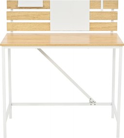 Γραφείο (90x52x99) Spitishop Muse Natural/White