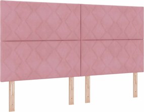 vidaXL Κεφαλάρι Ροζ 180 cm Βελούδο