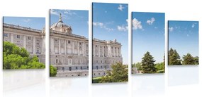 Εικόνα 5 τμημάτων βασιλικό παλάτι στη Μαδρίτη