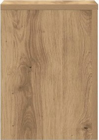 vidaXL Βάσεις Φυτών 2 τεμ. Αρτισιανή Δρυς 25x25x35 εκ. Επεξ. Ξύλο