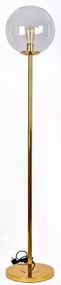 SE 3000-1 GOLD FLOOR LAMP GLOBE CLEAR 1B2 HOMELIGHTING 77-4480