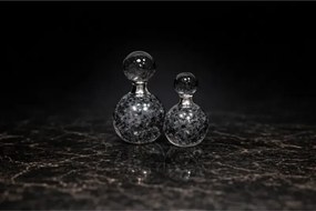 Stewehome Σετ 2 τεμαχίων διακοσμητικά μπουκάλια αρωμάτων από γυαλί 5x9 cm