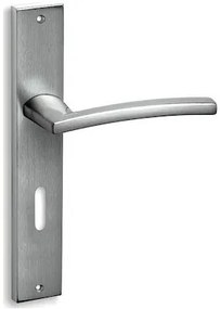 Convex 925 Ματ Χρώμιο Πόμολο μεσόπορτας - Πλάκα 90mm(Ζεύγος)